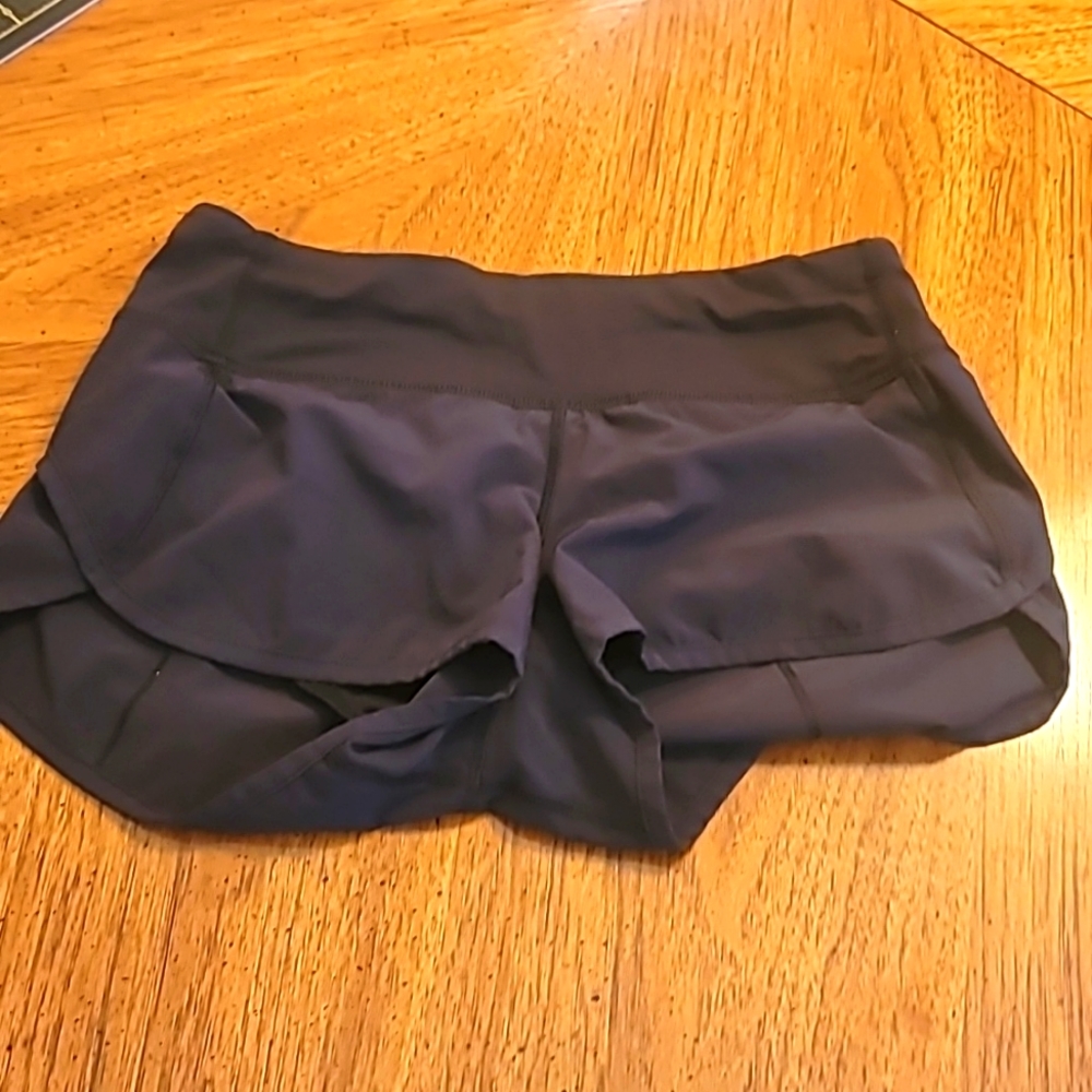 Size 2 Lululemon black shorts